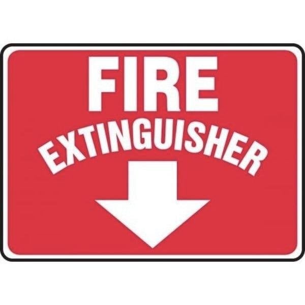 Accuform SAFETY SIGN FIRE EXTINGUISHER 10 in X MFXG587XP - main